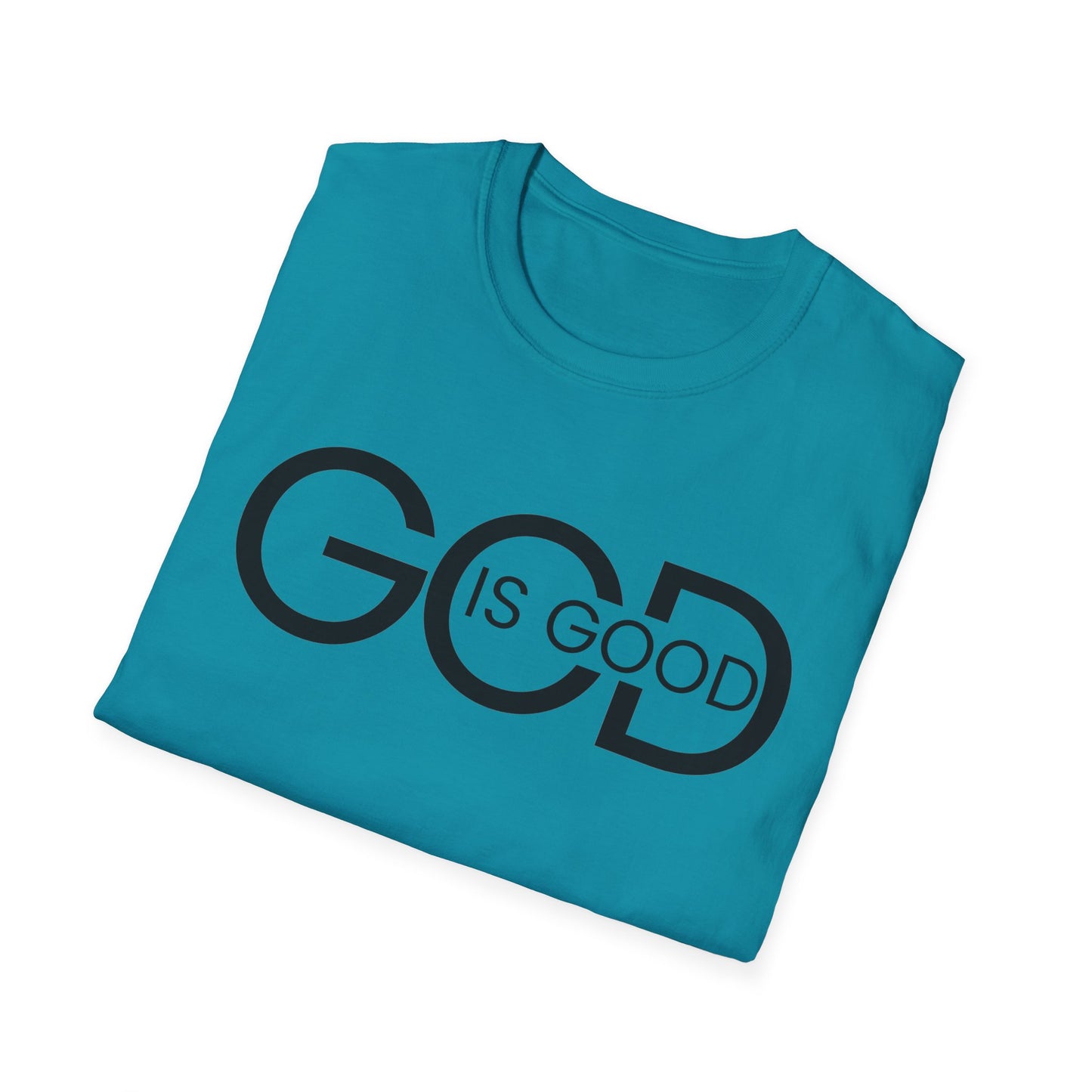 Faith-Inspired Unisex Softstyle T-Shirt | God is Good Tee | Comfortable Casual Wear | Perfect for Church, Gifts, Everyday Style, Faith