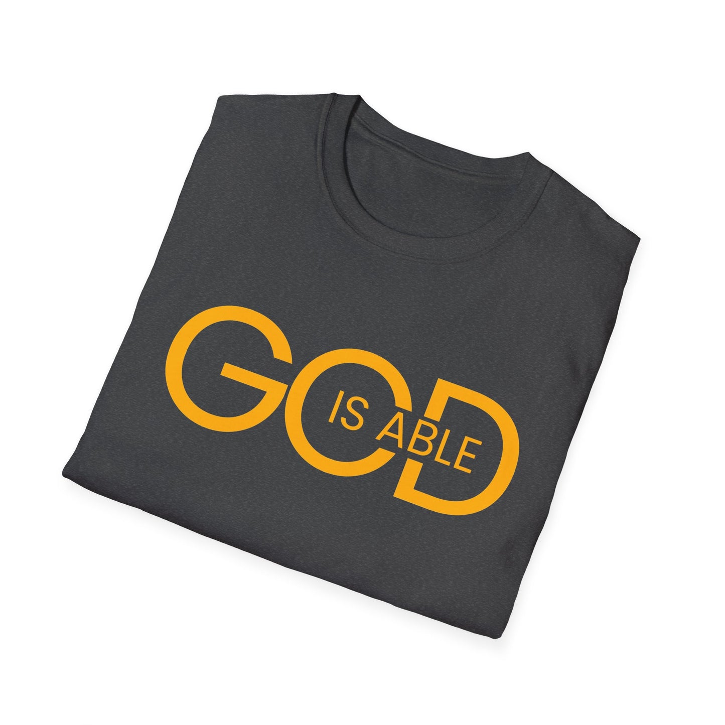 Copy of Faith-Inspired Unisex Softstyle T-Shirt | God is Able Tee | Comfortable Casual Wear | Perfect for Church, Gifts, Everyday Style, Faith