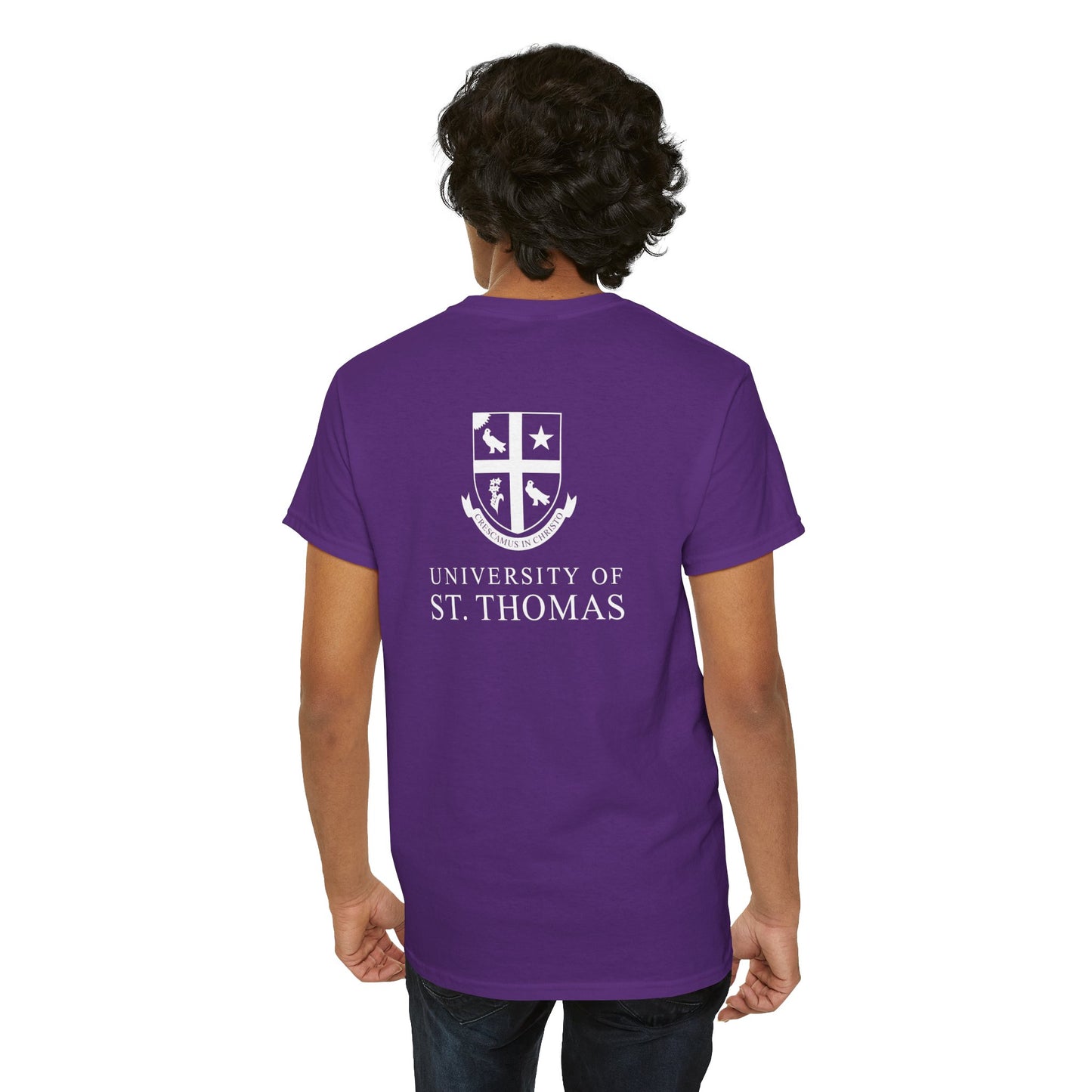 Unisex Heavy Cotton Tee - Xi Sigma Iota International Honor Society - University of St. Thomas