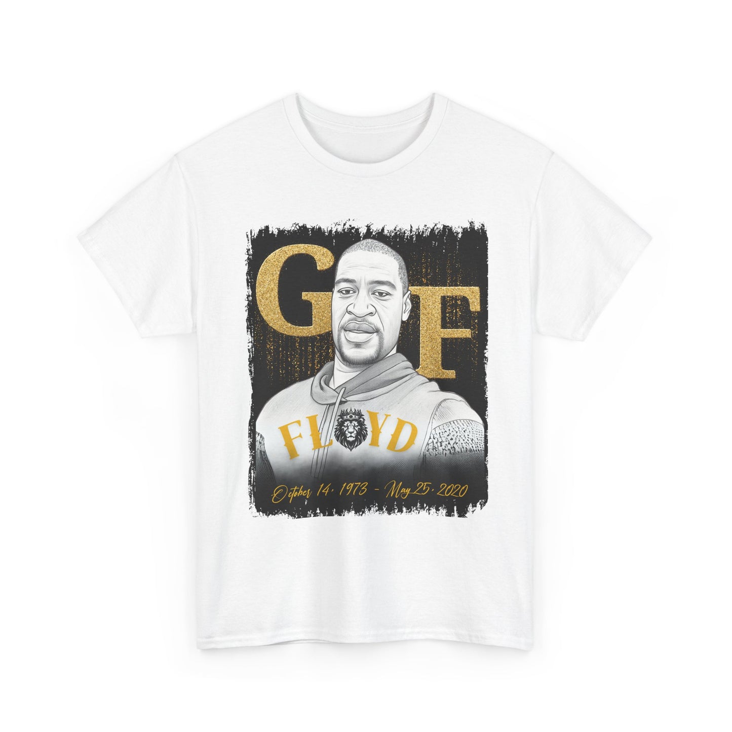 George Floyd Tribute Tee, Unisex Cotton T-Shirt for Memorial Wear, Inspirational Clothing, Everyday Casual Style