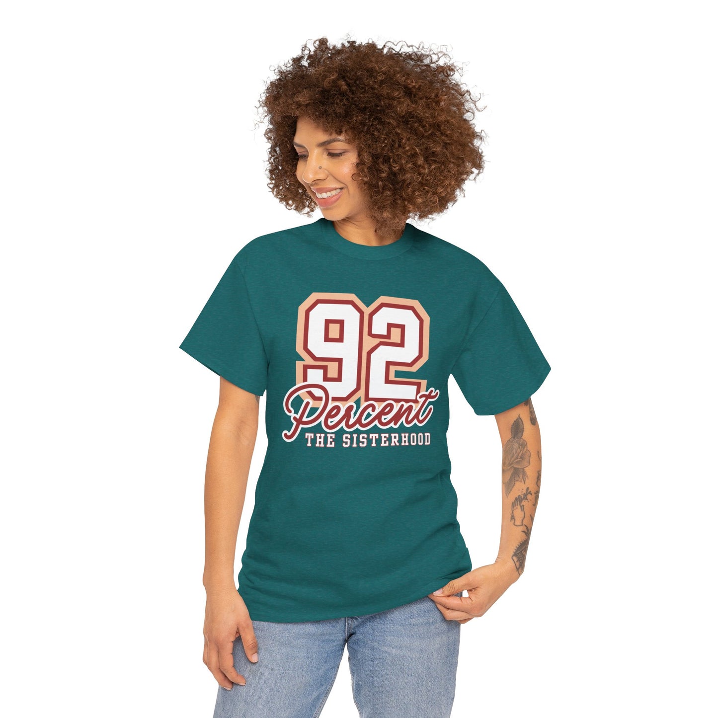 92 Percent The Sisterhood Unisex Heavy Cotton Tee