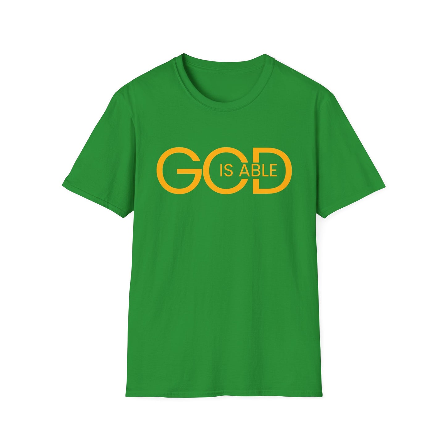 Copy of Faith-Inspired Unisex Softstyle T-Shirt | God is Able Tee | Comfortable Casual Wear | Perfect for Church, Gifts, Everyday Style, Faith