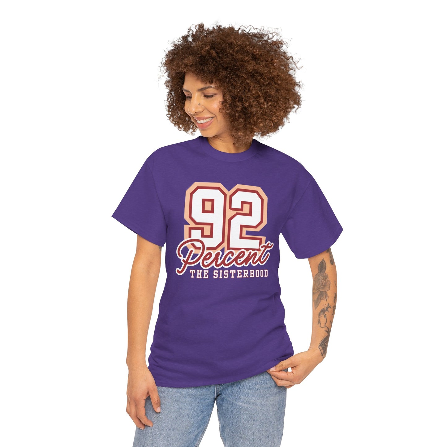 92 Percent The Sisterhood Unisex Heavy Cotton Tee