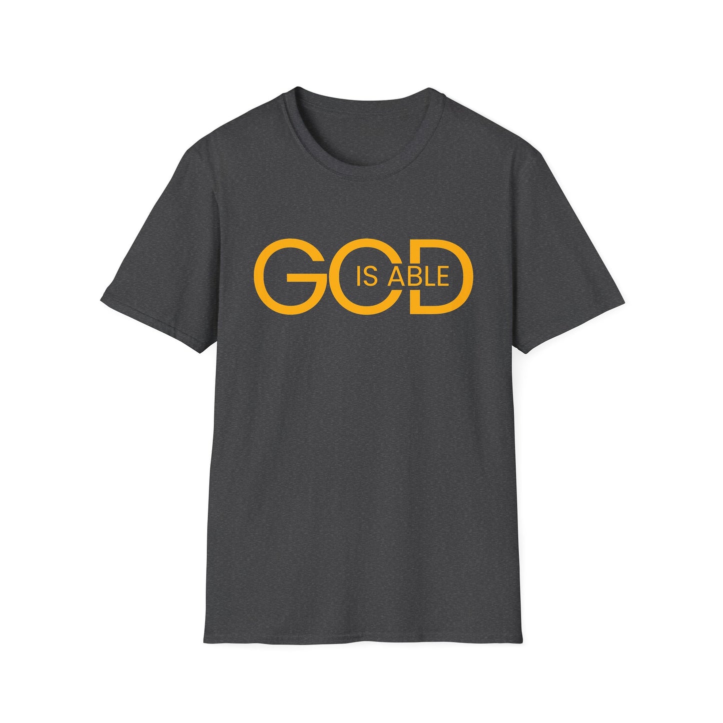 Copy of Faith-Inspired Unisex Softstyle T-Shirt | God is Able Tee | Comfortable Casual Wear | Perfect for Church, Gifts, Everyday Style, Faith