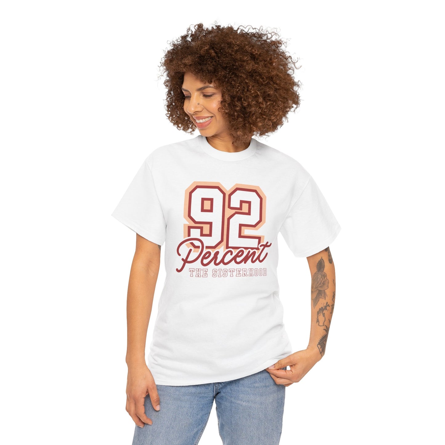 92 Percent The Sisterhood Unisex Heavy Cotton Tee