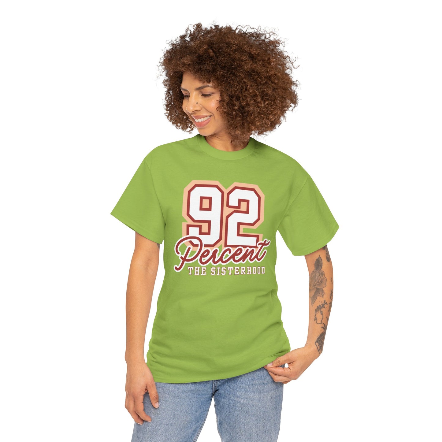 92 Percent The Sisterhood Unisex Heavy Cotton Tee