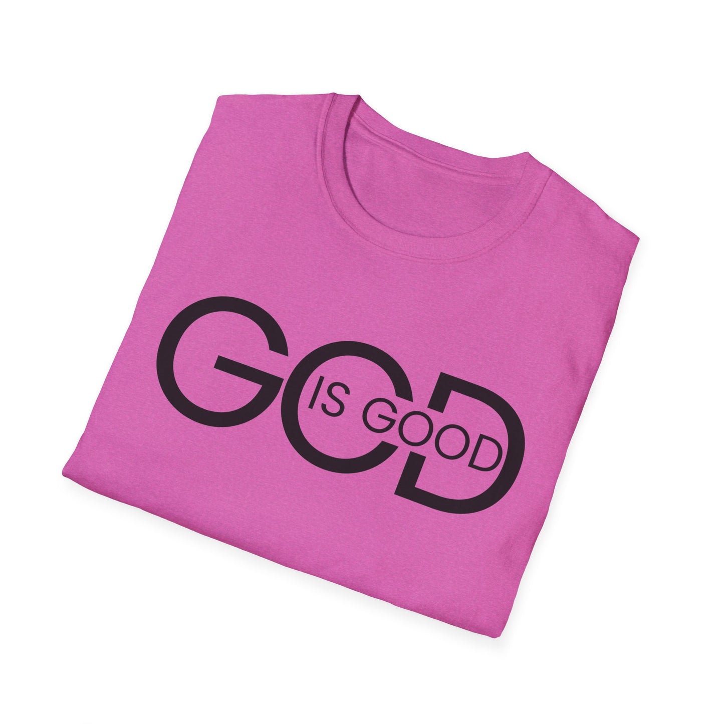 Faith-Inspired Unisex Softstyle T-Shirt | God is Good Tee | Comfortable Casual Wear | Perfect for Church, Gifts, Everyday Style, Faith