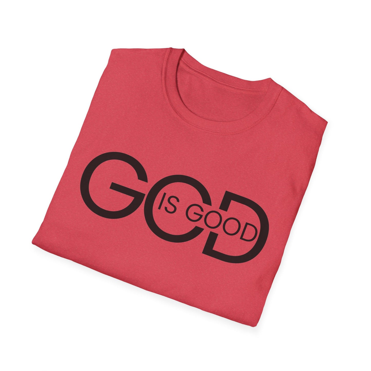Faith-Inspired Unisex Softstyle T-Shirt | God is Good Tee | Comfortable Casual Wear | Perfect for Church, Gifts, Everyday Style, Faith