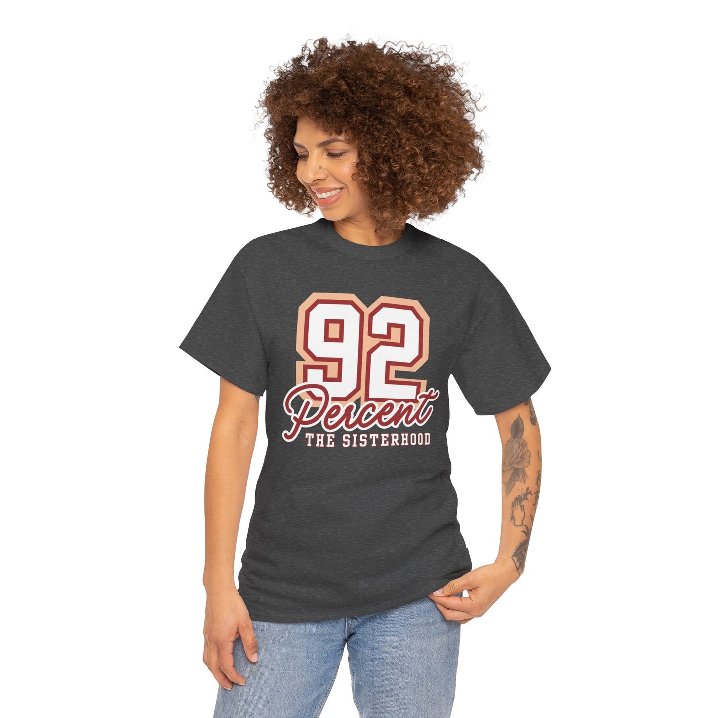 92 Percent The Sisterhood Unisex Heavy Cotton Tee