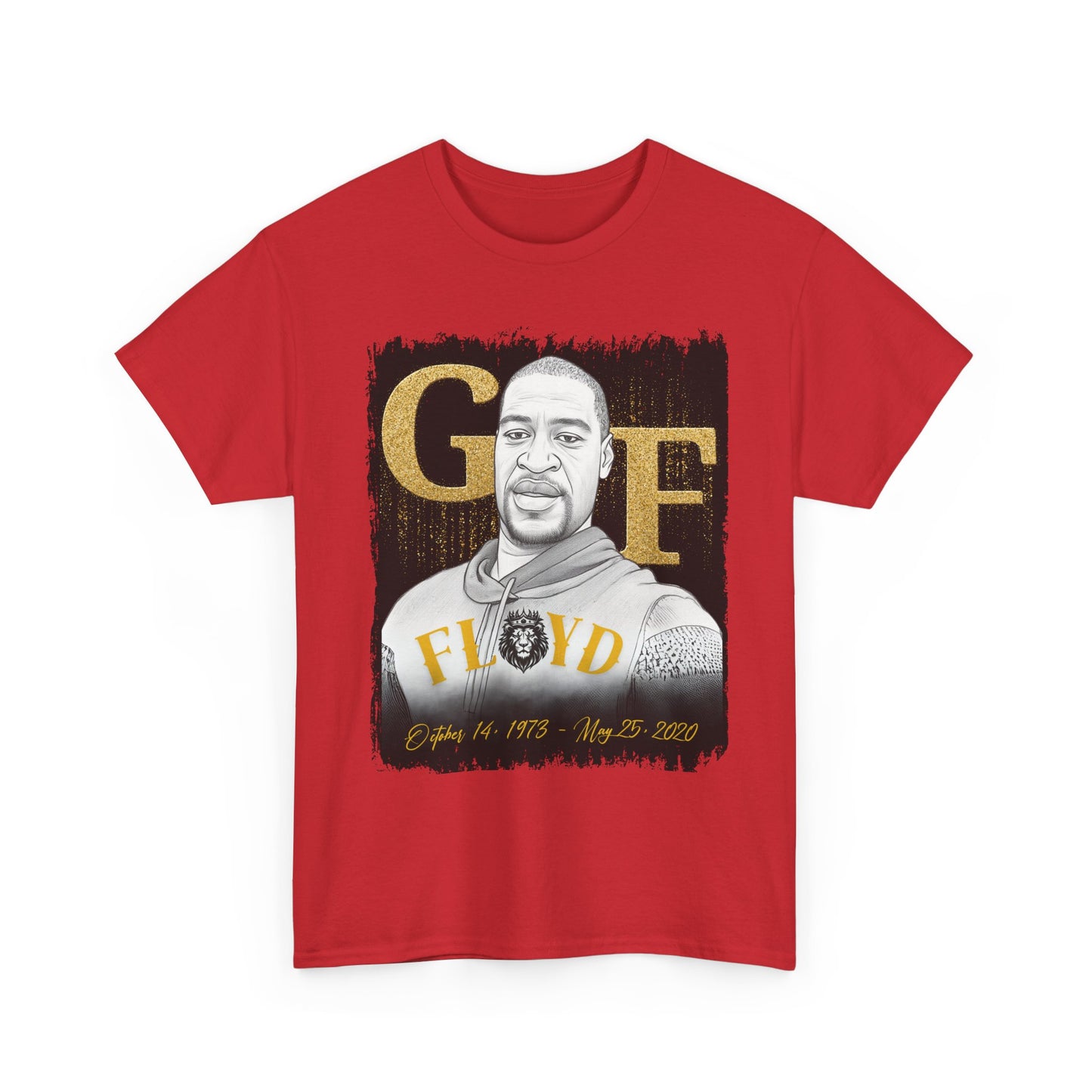 George Floyd Tribute Tee, Unisex Cotton T-Shirt for Memorial Wear, Inspirational Clothing, Everyday Casual Style