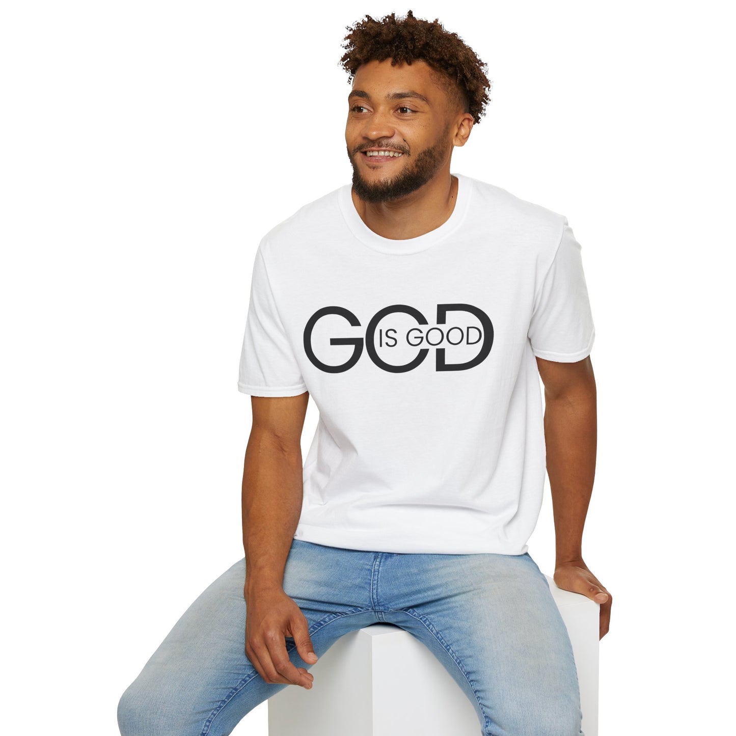 Faith-Inspired Unisex Softstyle T-Shirt | God is Good Tee | Comfortable Casual Wear | Perfect for Church, Gifts, Everyday Style, Faith