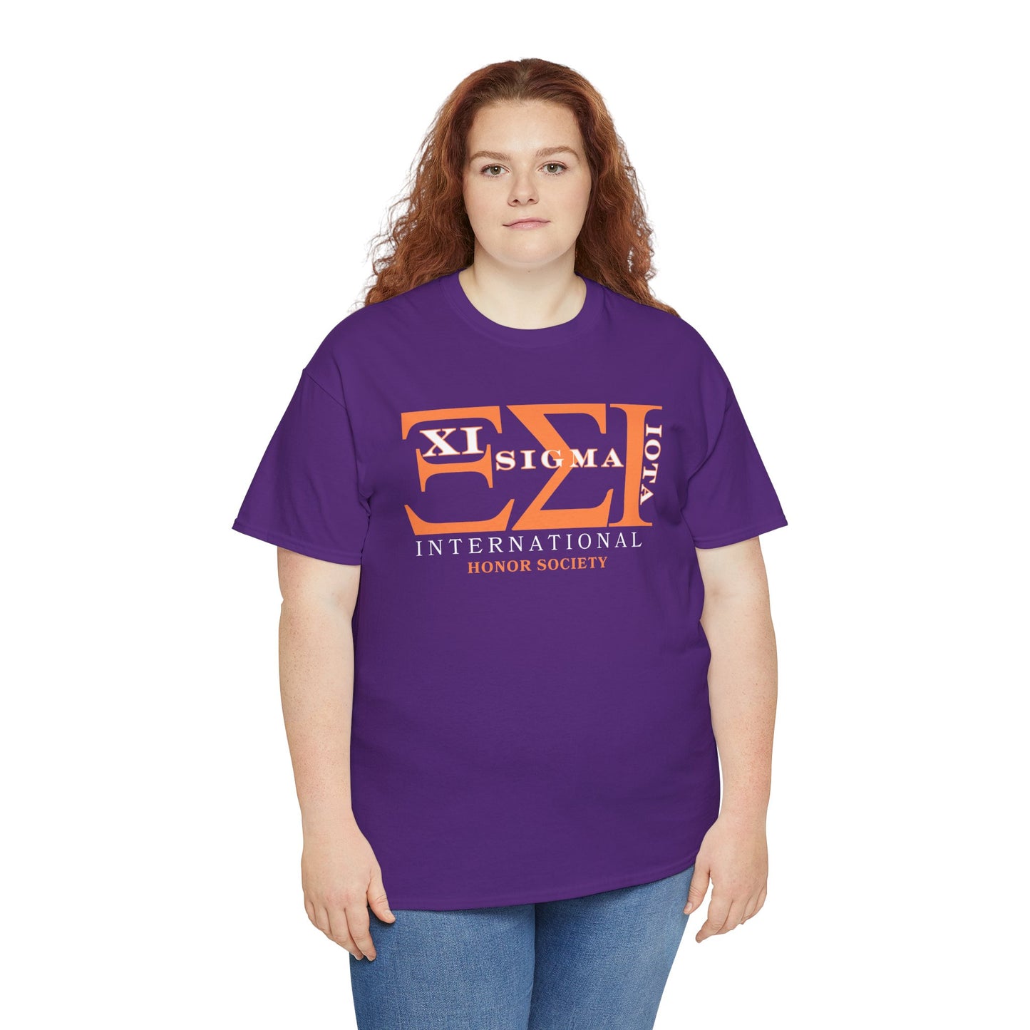 Unisex Heavy Cotton Tee - Xi Sigma Iota International Honor Society - University of St. Thomas
