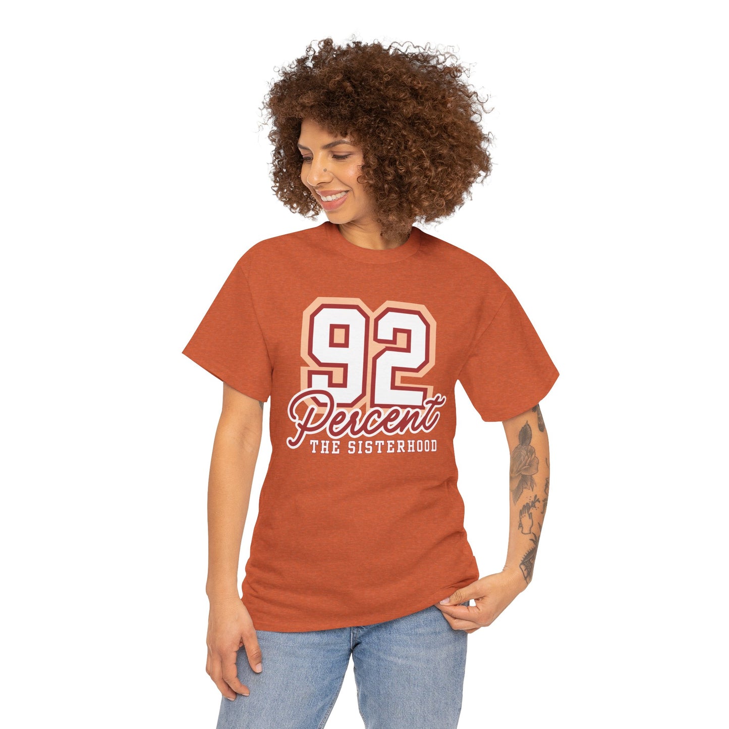 92 Percent The Sisterhood Unisex Heavy Cotton Tee