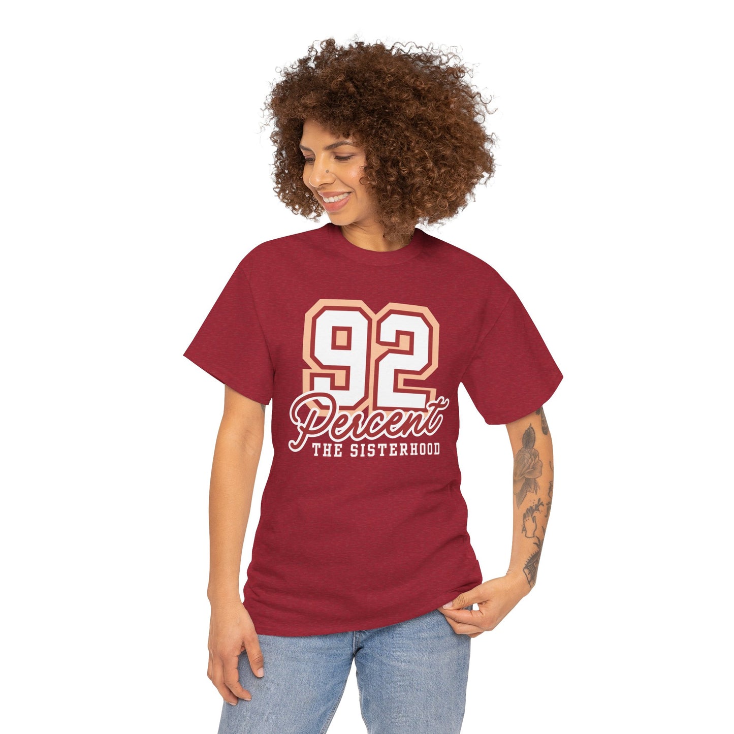 92 Percent The Sisterhood Unisex Heavy Cotton Tee