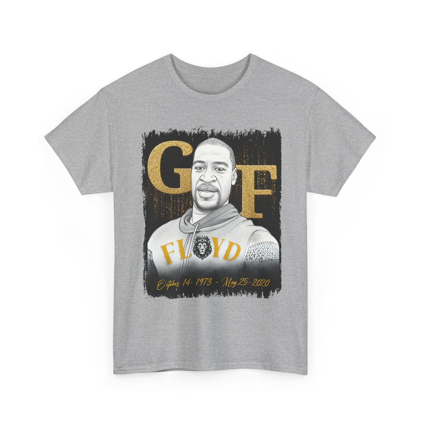 George Floyd Tribute Tee, Unisex Cotton T-Shirt for Memorial Wear, Inspirational Clothing, Everyday Casual Style