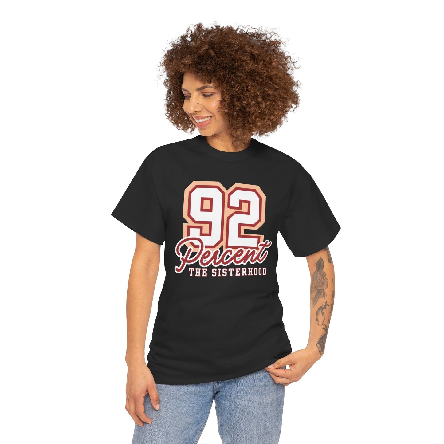 92 Percent The Sisterhood Unisex Heavy Cotton Tee