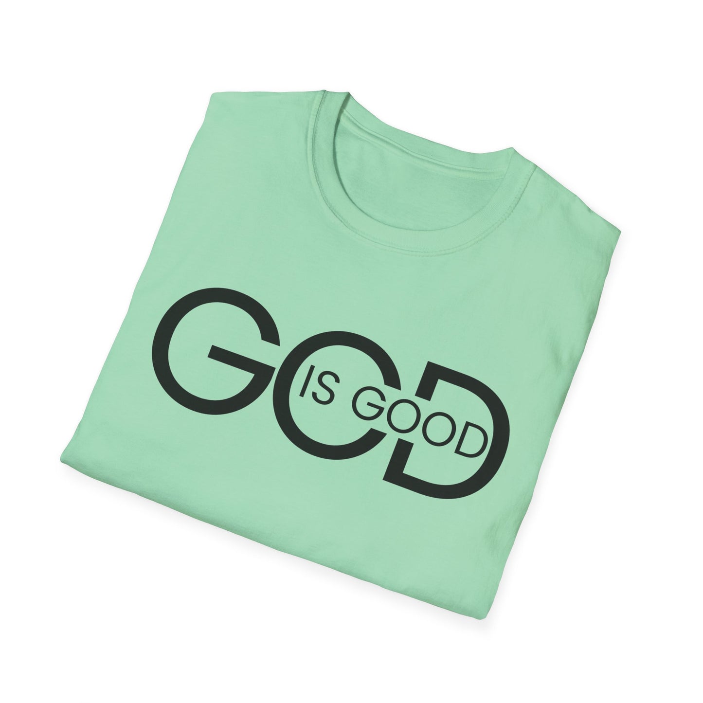 Faith-Inspired Unisex Softstyle T-Shirt | God is Good Tee | Comfortable Casual Wear | Perfect for Church, Gifts, Everyday Style, Faith