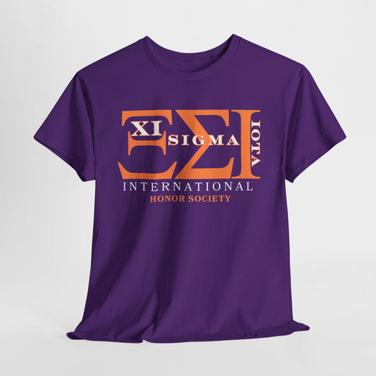 Unisex Heavy Cotton Tee - Xi Sigma Iota International Honor Society - University of St. Thomas