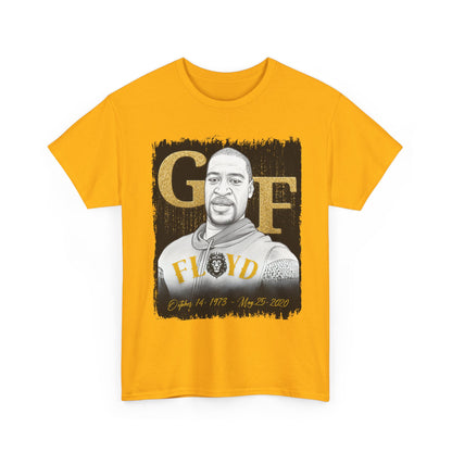George Floyd Tribute Tee, Unisex Cotton T-Shirt for Memorial Wear, Inspirational Clothing, Everyday Casual Style
