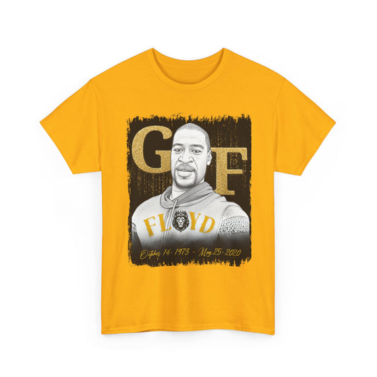 George Floyd Tribute Tee, Unisex Cotton T-Shirt for Memorial Wear, Inspirational Clothing, Everyday Casual Style