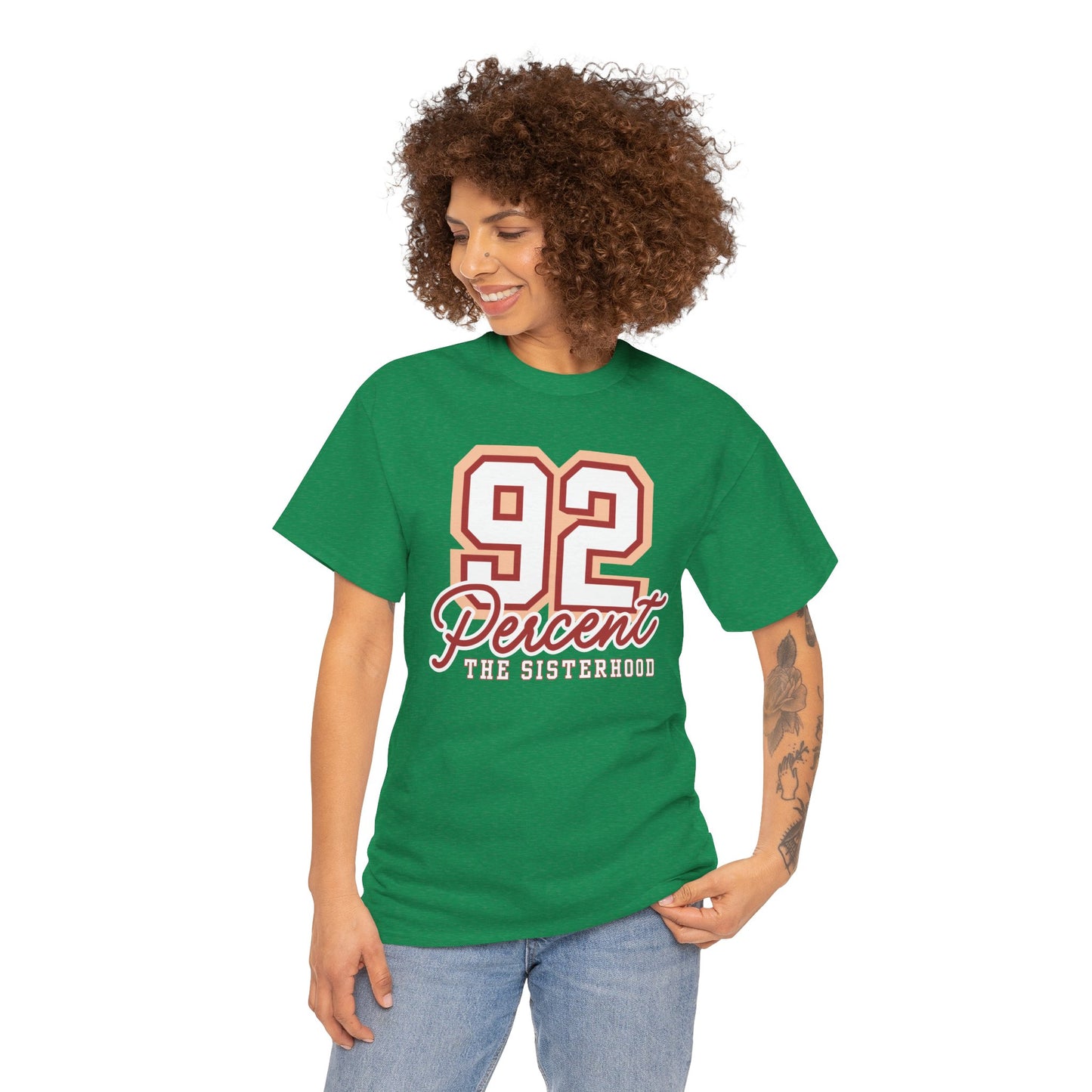 92 Percent The Sisterhood Unisex Heavy Cotton Tee