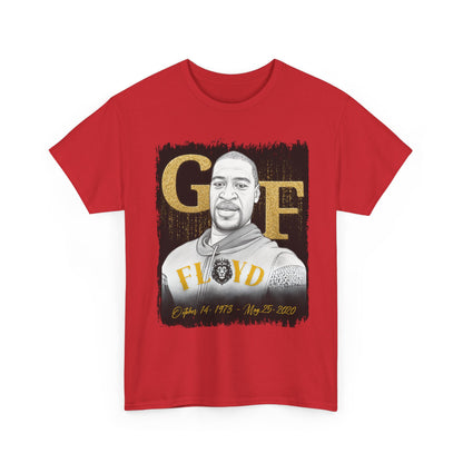 George Floyd Tribute Tee, Unisex Cotton T-Shirt for Memorial Wear, Inspirational Clothing, Everyday Casual Style