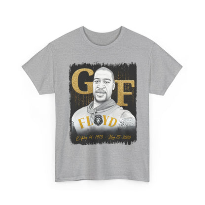 George Floyd Tribute Tee, Unisex Cotton T-Shirt for Memorial Wear, Inspirational Clothing, Everyday Casual Style