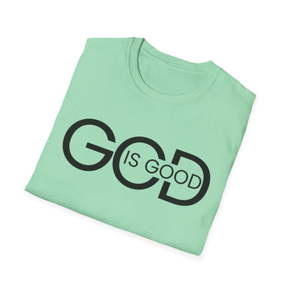 Faith-Inspired Unisex Softstyle T-Shirt | God is Good Tee | Comfortable Casual Wear | Perfect for Church, Gifts, Everyday Style, Faith